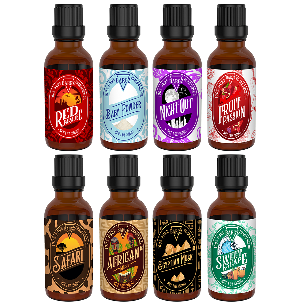 Bargz Essential Oil Set  Buy a Variety of Our Exotic Oils for a Mixture of  Scents Online from BargzOils – BargzNY